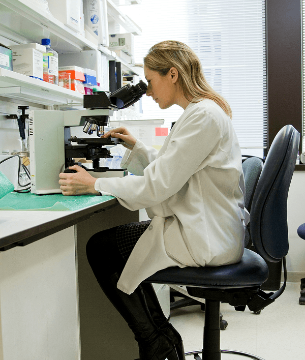 Female Doctor Carrying out a test